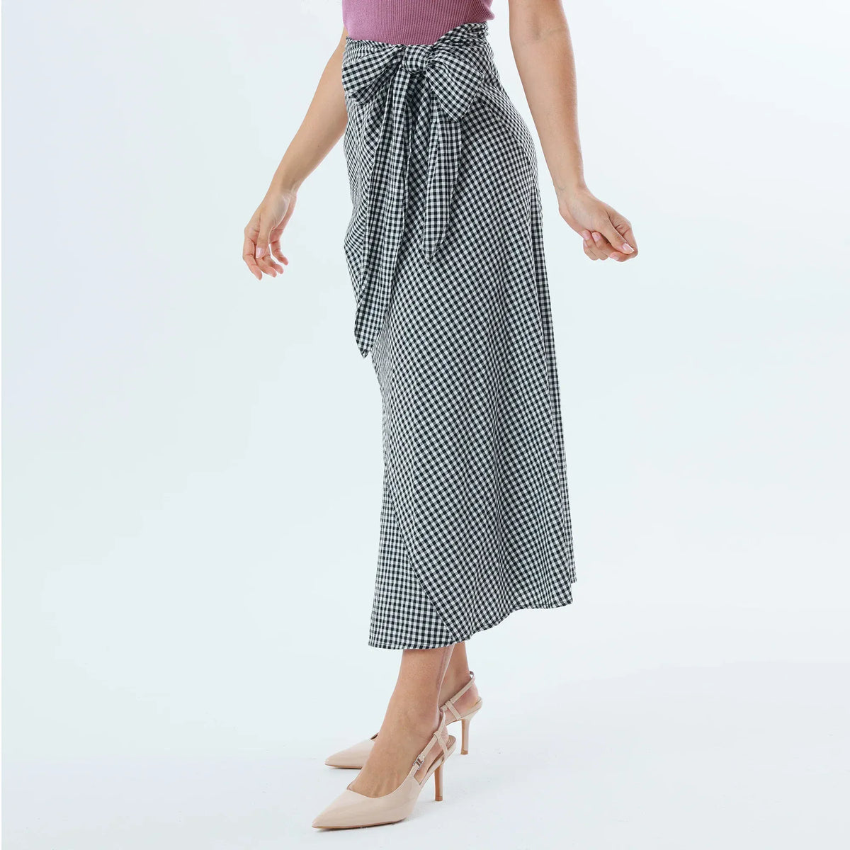 Checked Fashion Skirt For Women Image