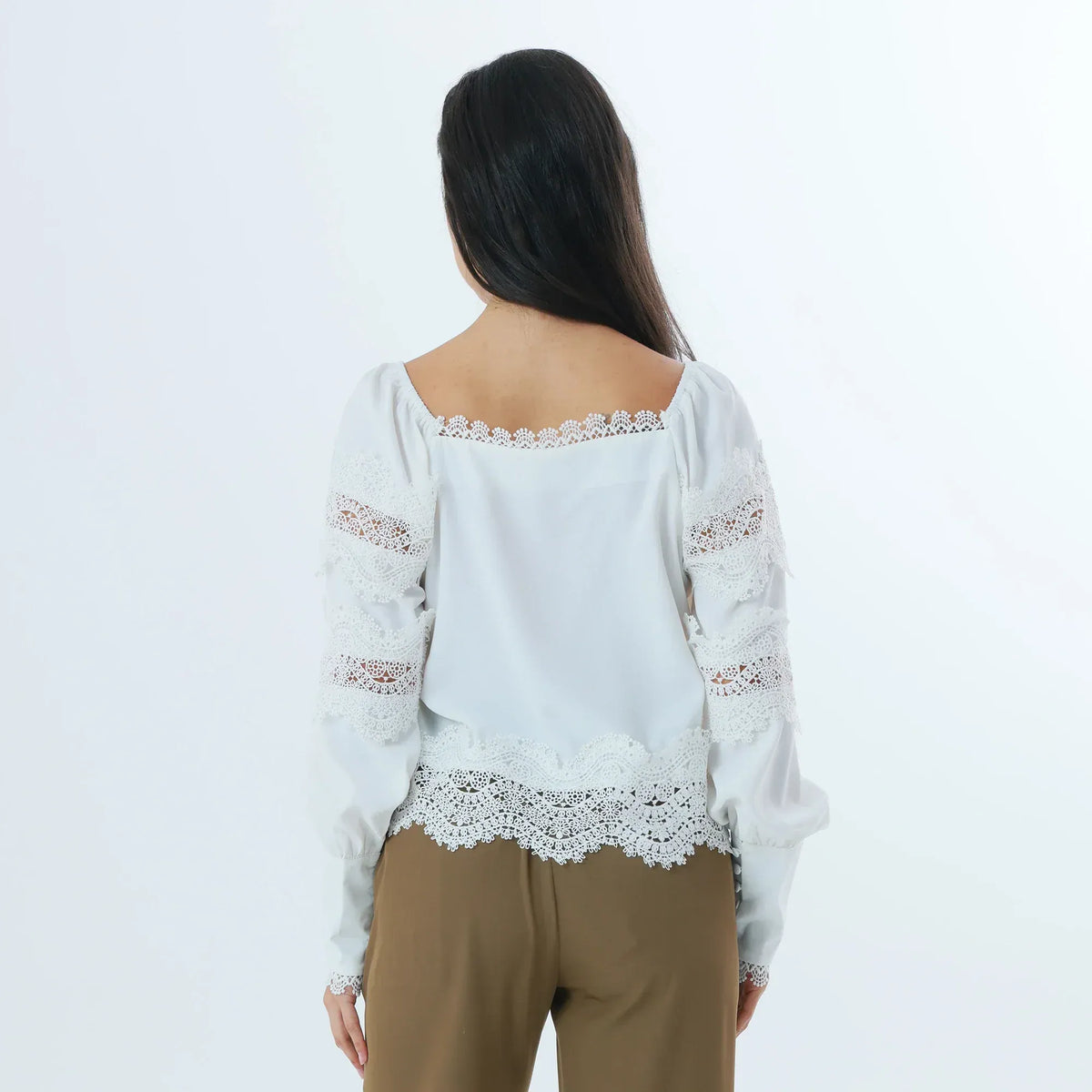 Laced Fashion Blouse For Women Image