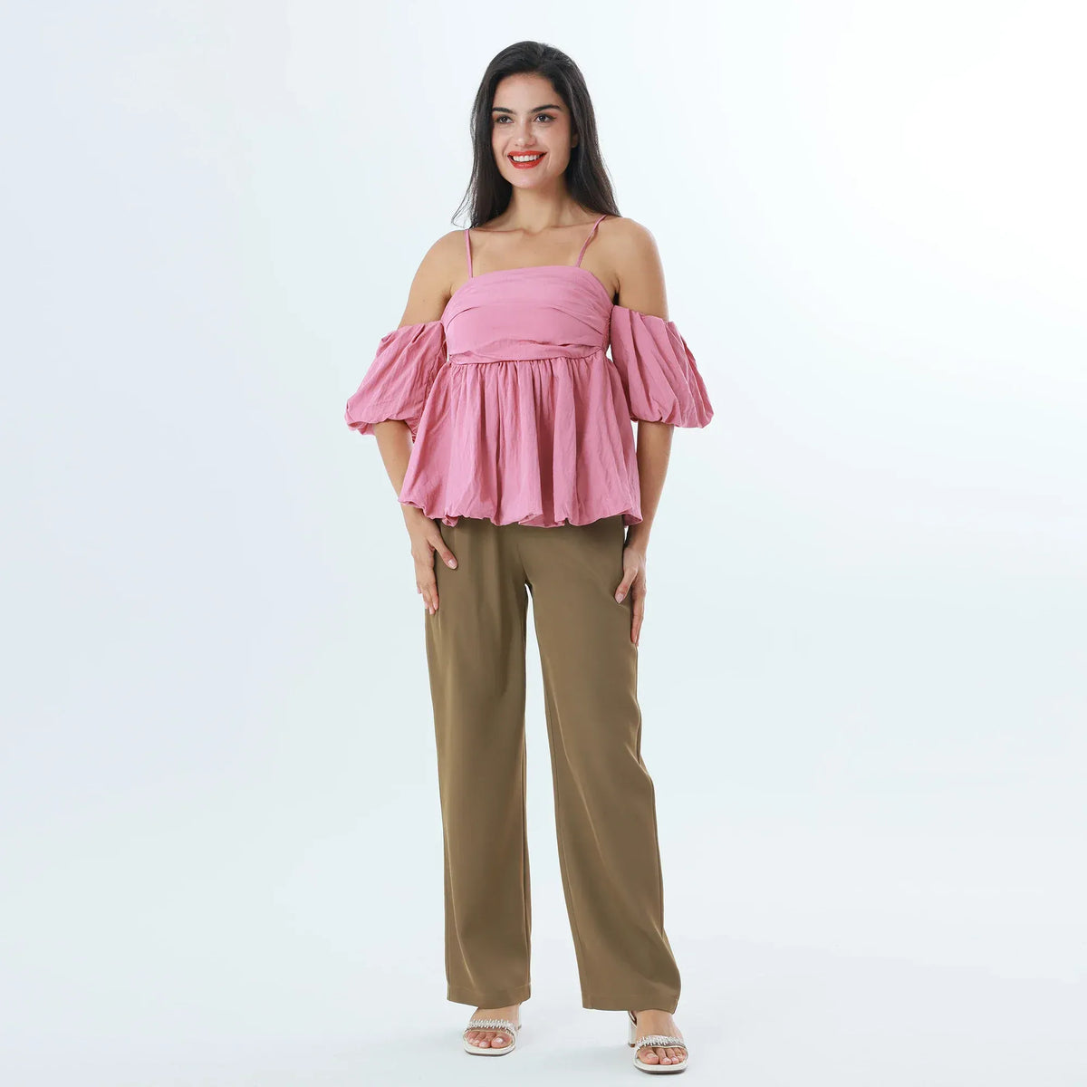 Plain Fashion Pants For Women Image