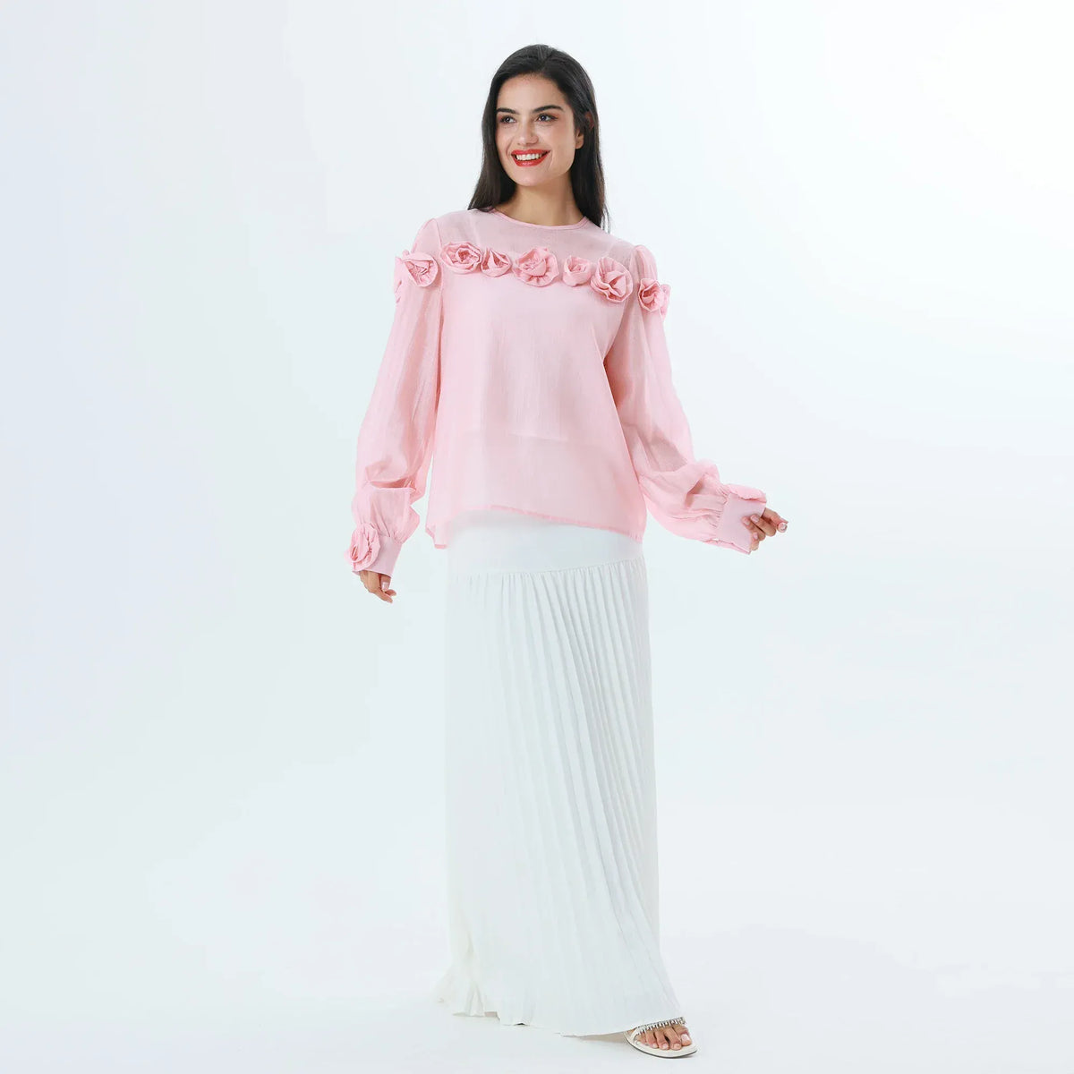 Floral Fashion Blouse For Women Image