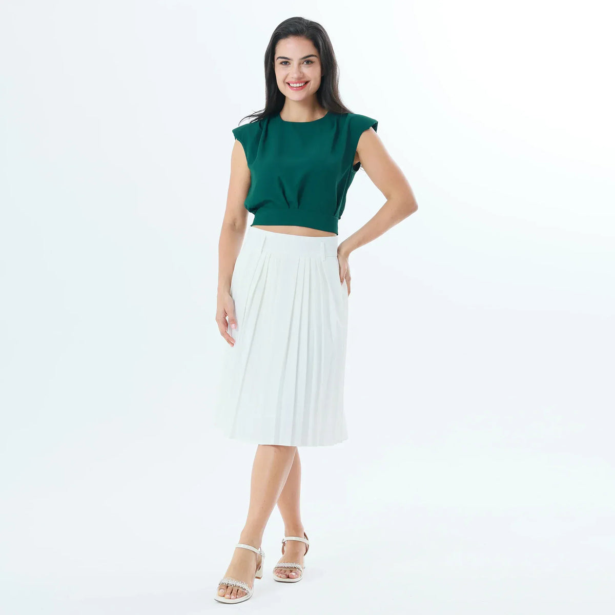 Plain Fashion Blouse For Women Image