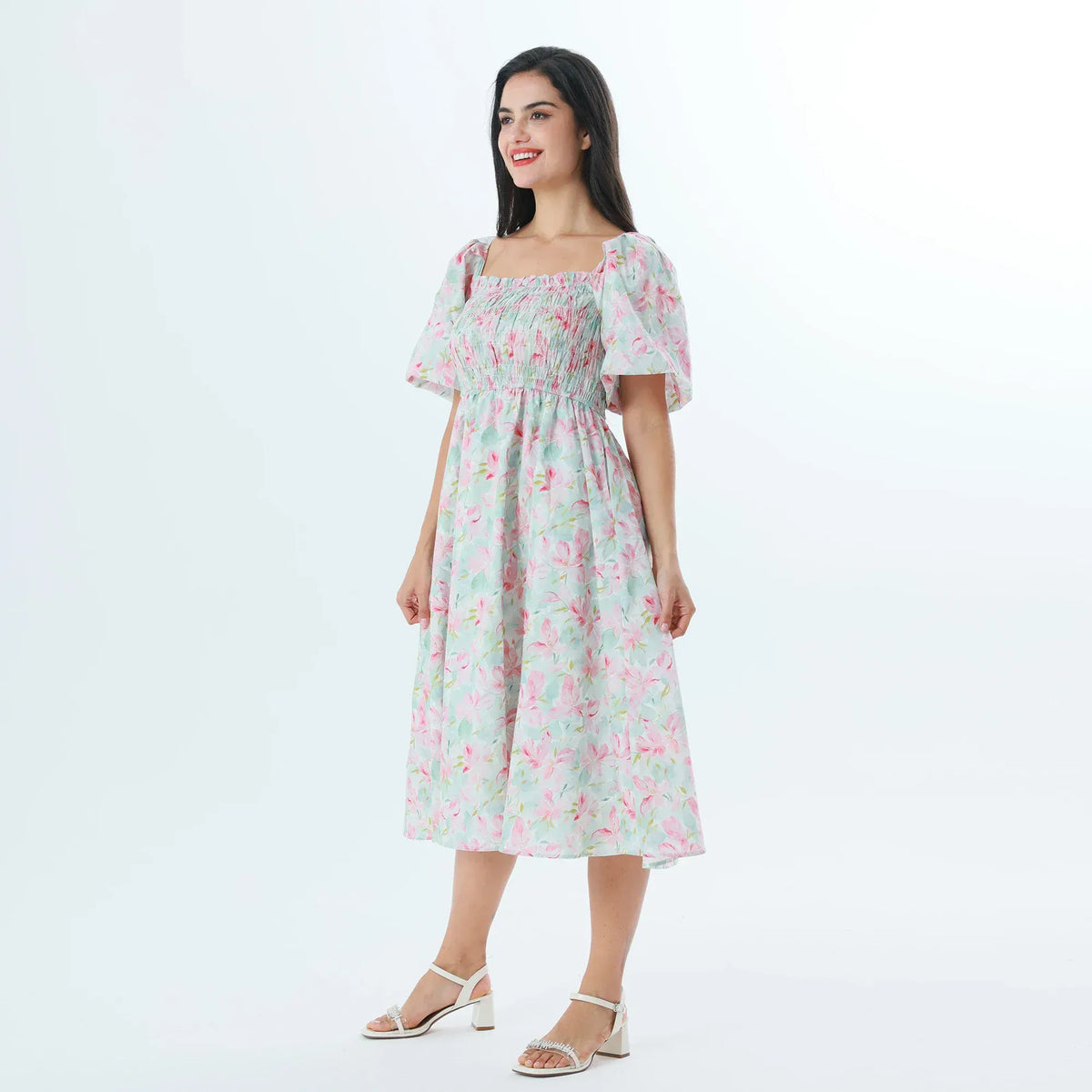 Floral Fashion Dress For Women Image