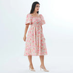 Floral Fashion Dress For Women Image