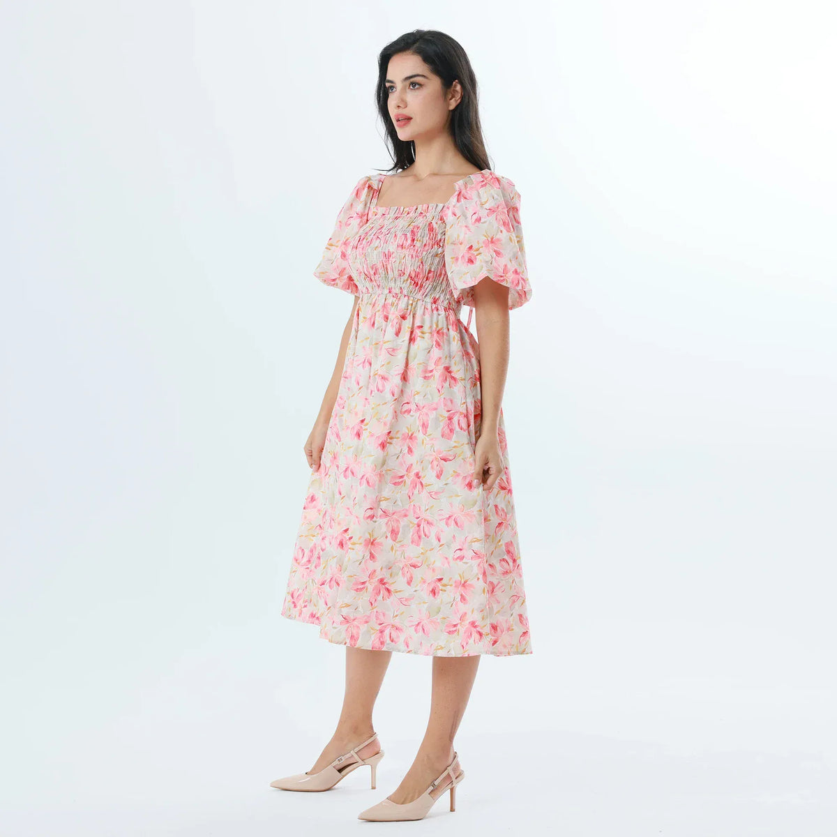 Floral Fashion Dress For Women Image