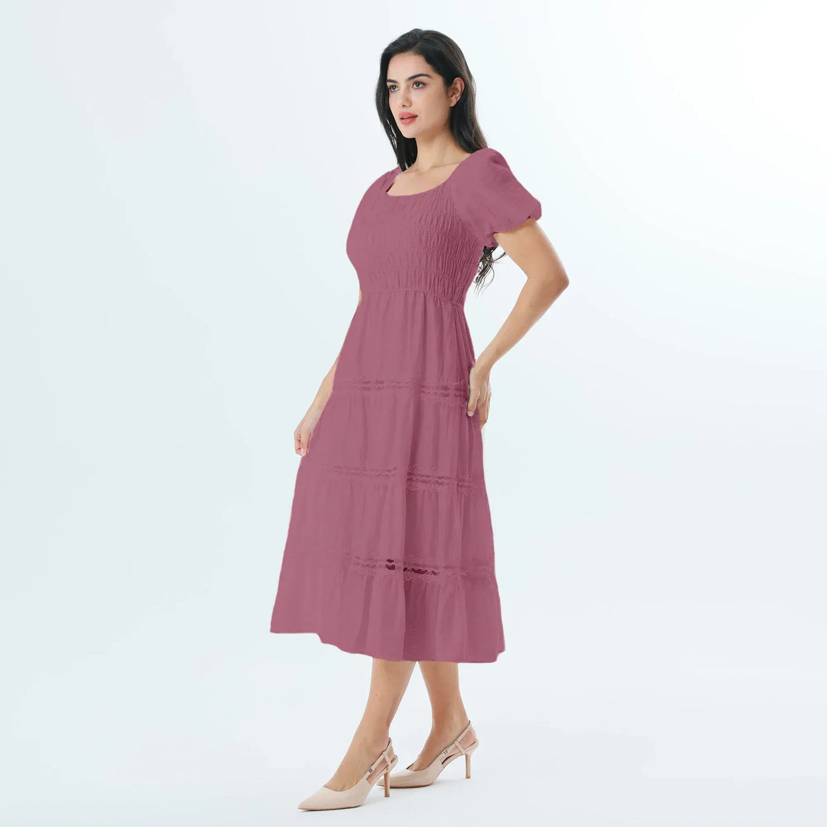 Quilting Fashion Dress For Women Image