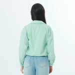 Color-Blocked Fashion Blouse For Women Image