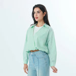 Color-Blocked Fashion Blouse For Women Image