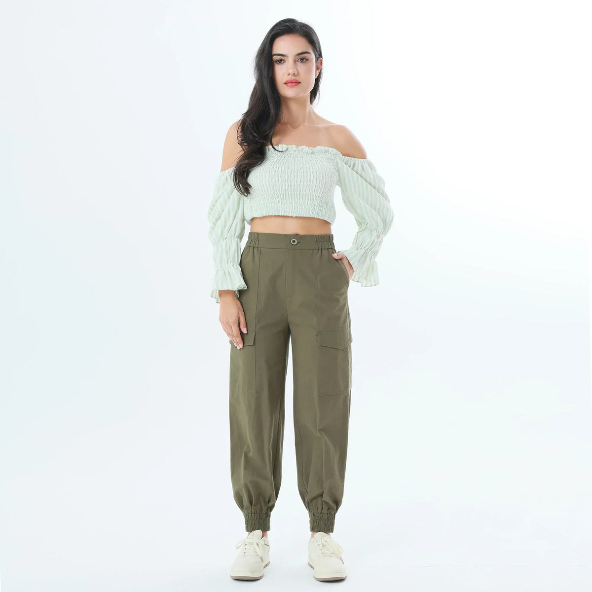 Plain Fashion Pants For Women Image