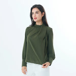 Plain Fashion Blouse For Women Image