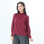 Plain Fashion Blouse For Women Image