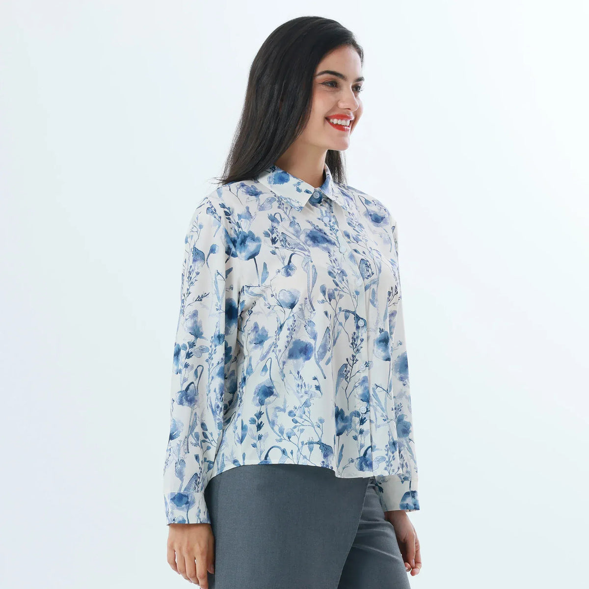 Floral Fashion Shirt For Women Image