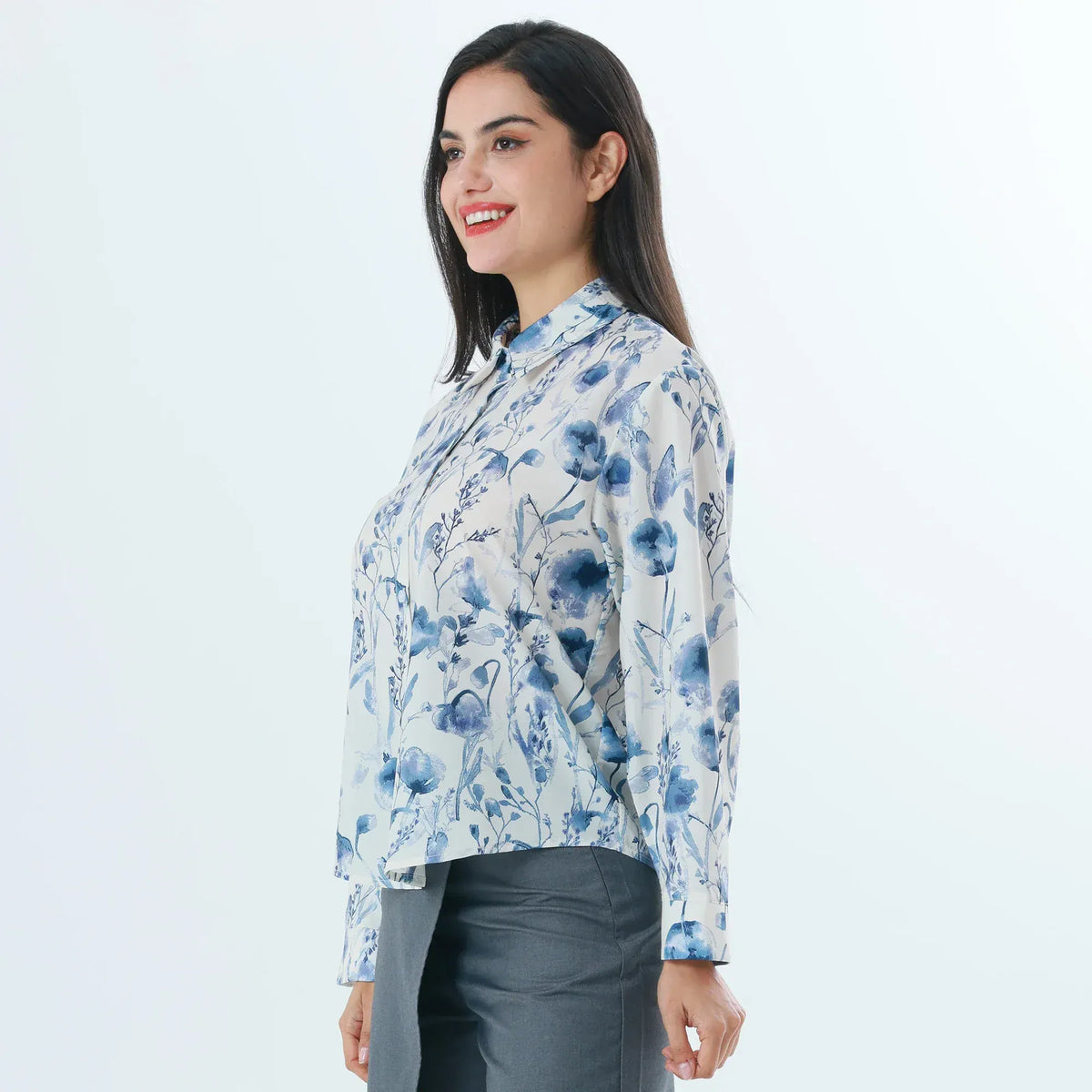Floral Fashion Shirt For Women Image