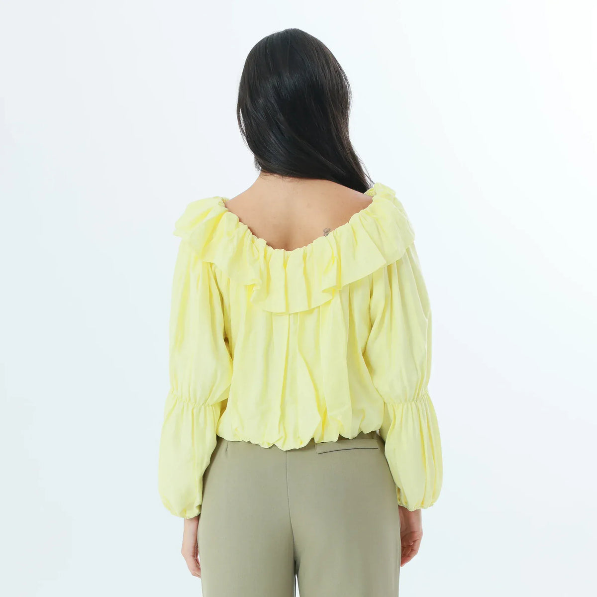 Plain Fashion Blouse For Women Image