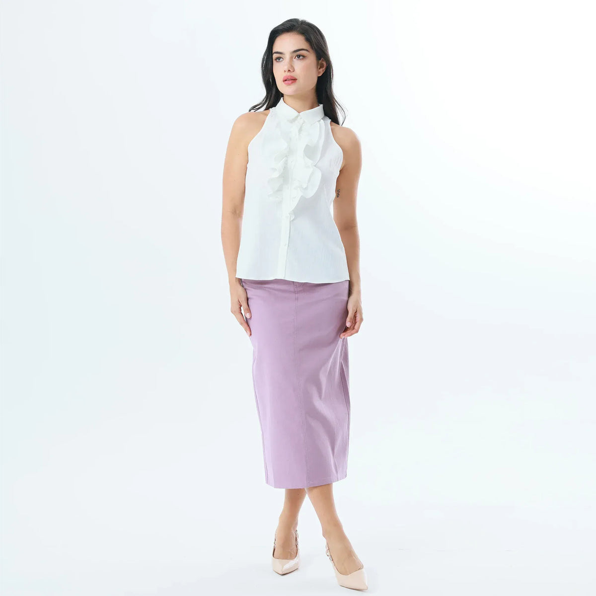 Plain Fashion Shirt For Women Image