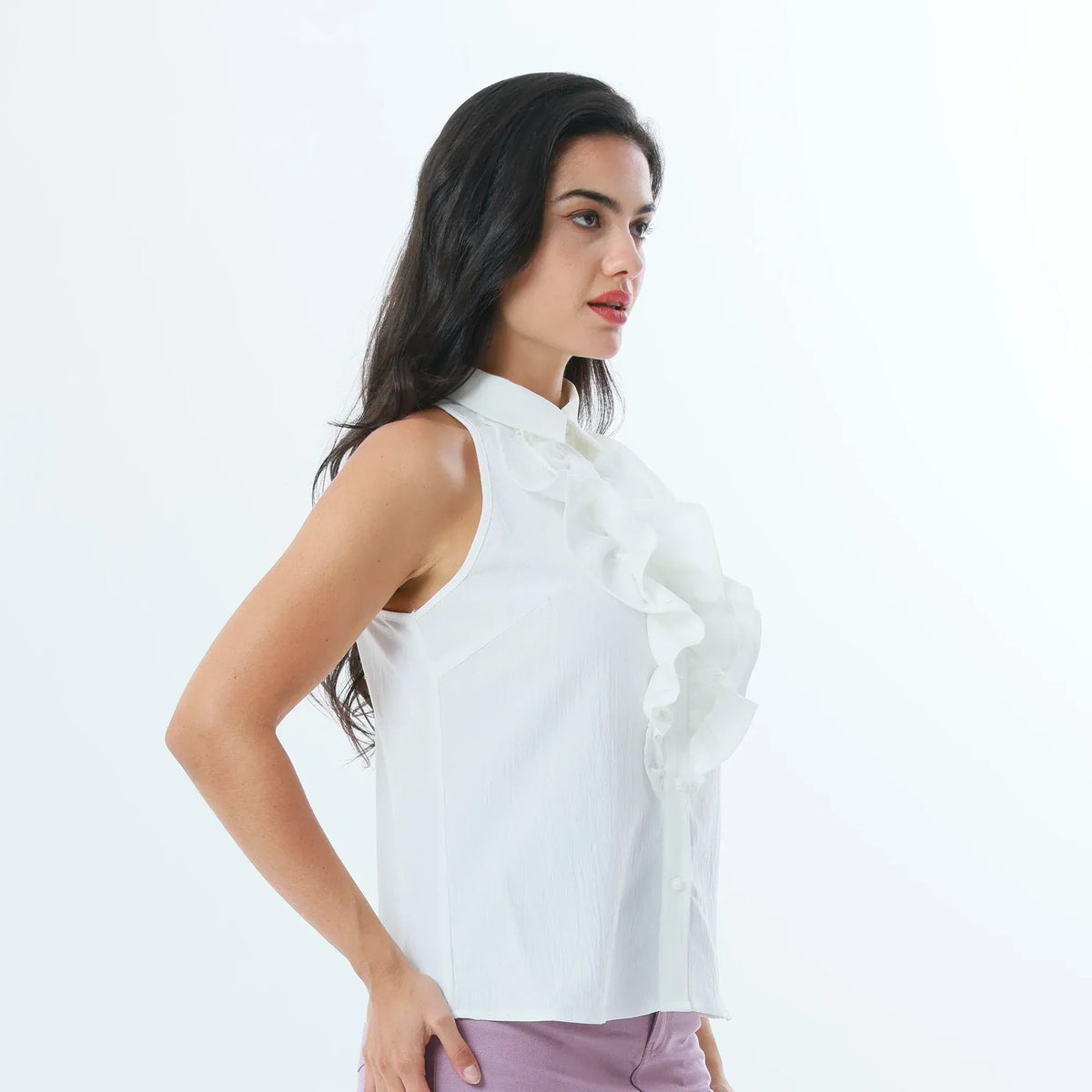 Plain Fashion Shirt For Women Image