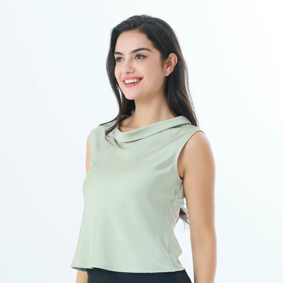 Plain Fashion Blouse For Women Image
