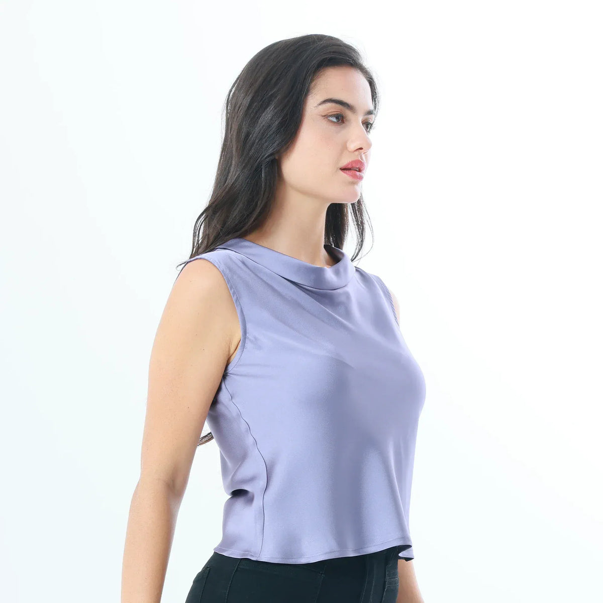 Plain Fashion Blouse For Women Image