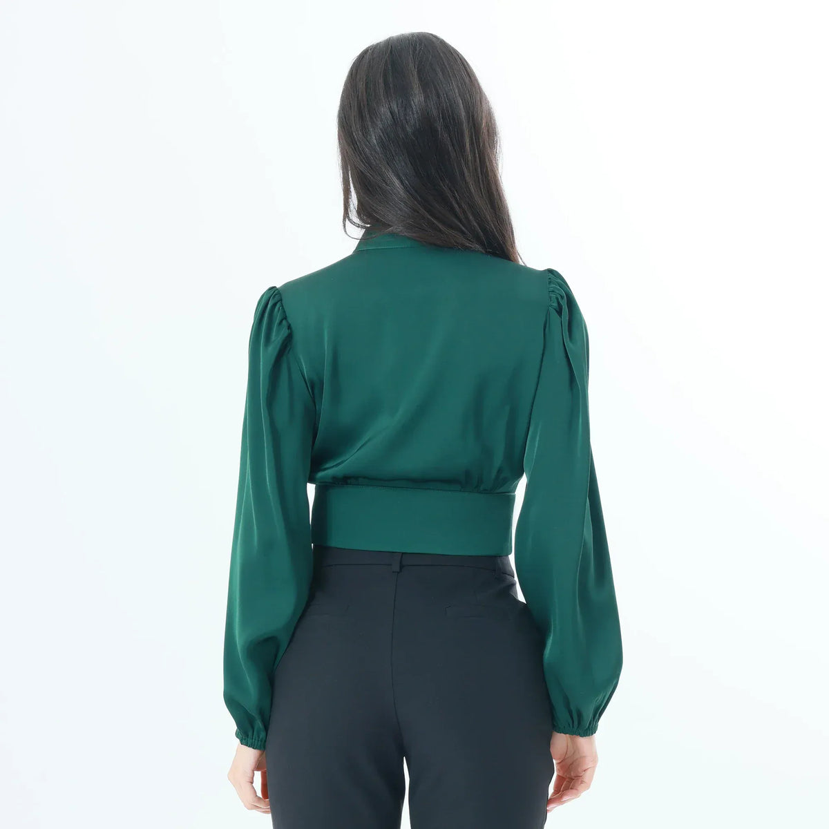 Plain Fashion Blouse For Women Image