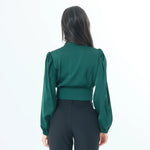 Plain Fashion Blouse For Women Image