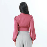 Plain Fashion Blouse For Women Image