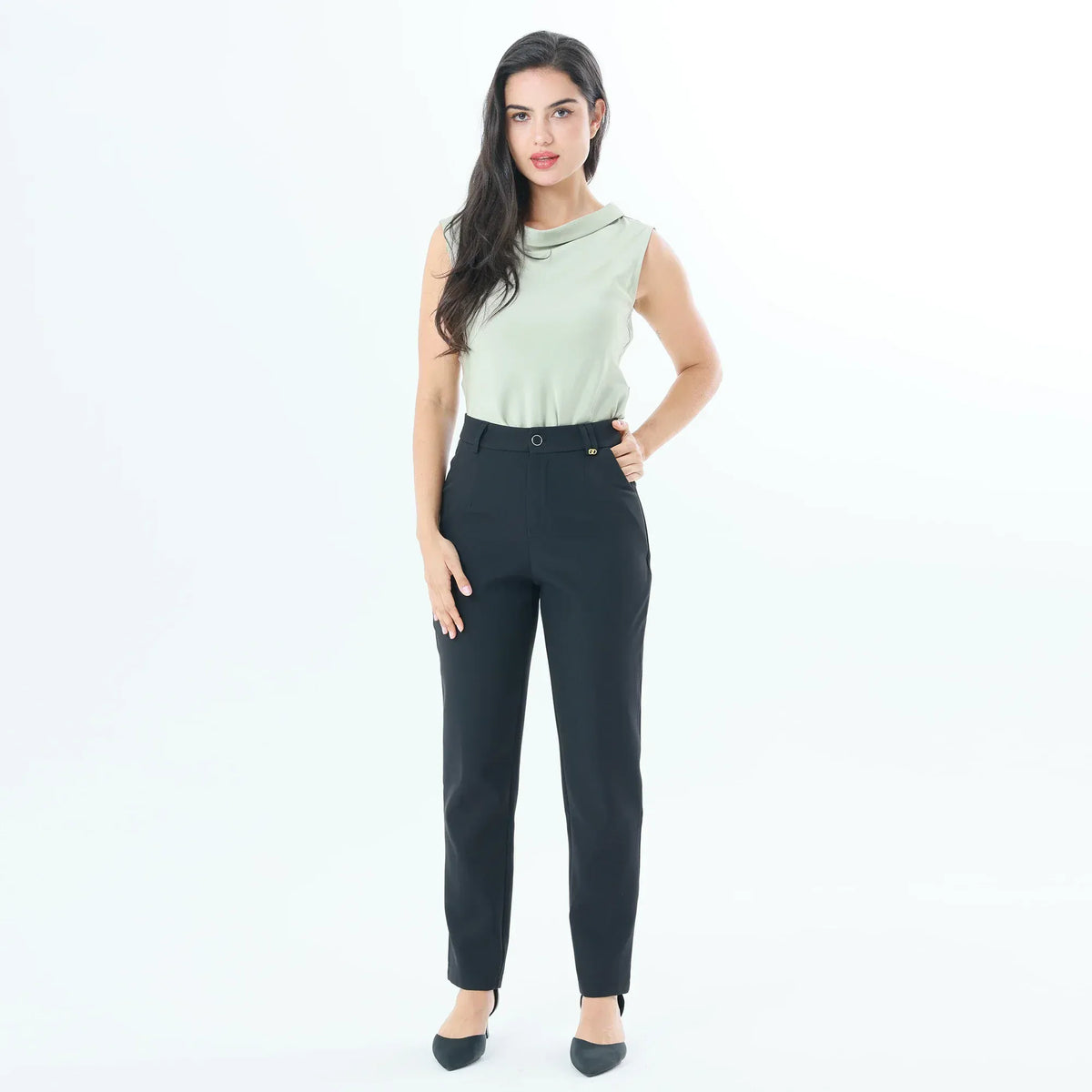 Plain Fashion Pants For Women Image