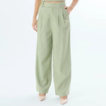 Army Green Plain Fashion Pants For Women Image