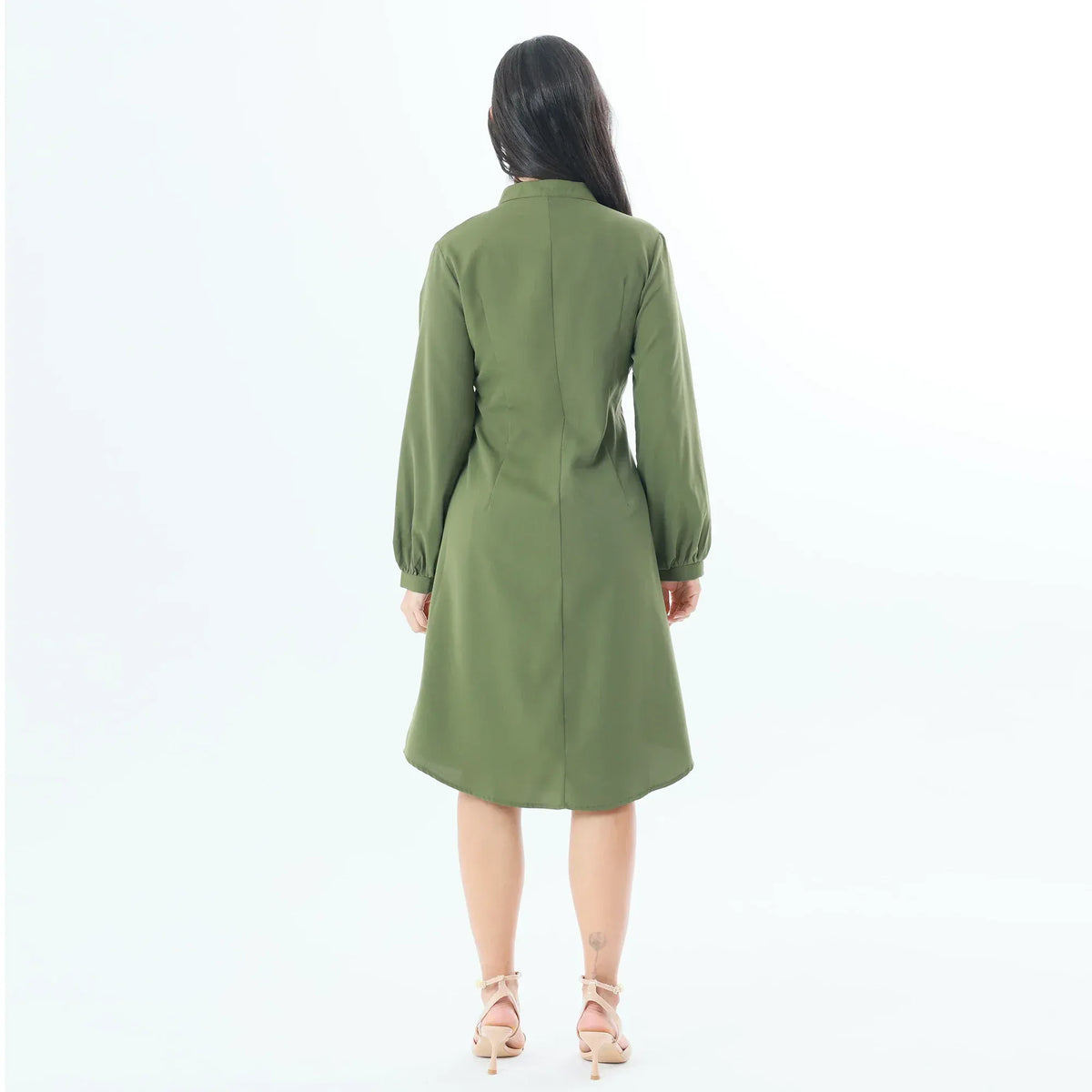 Plain Fashion Dress For Women Image