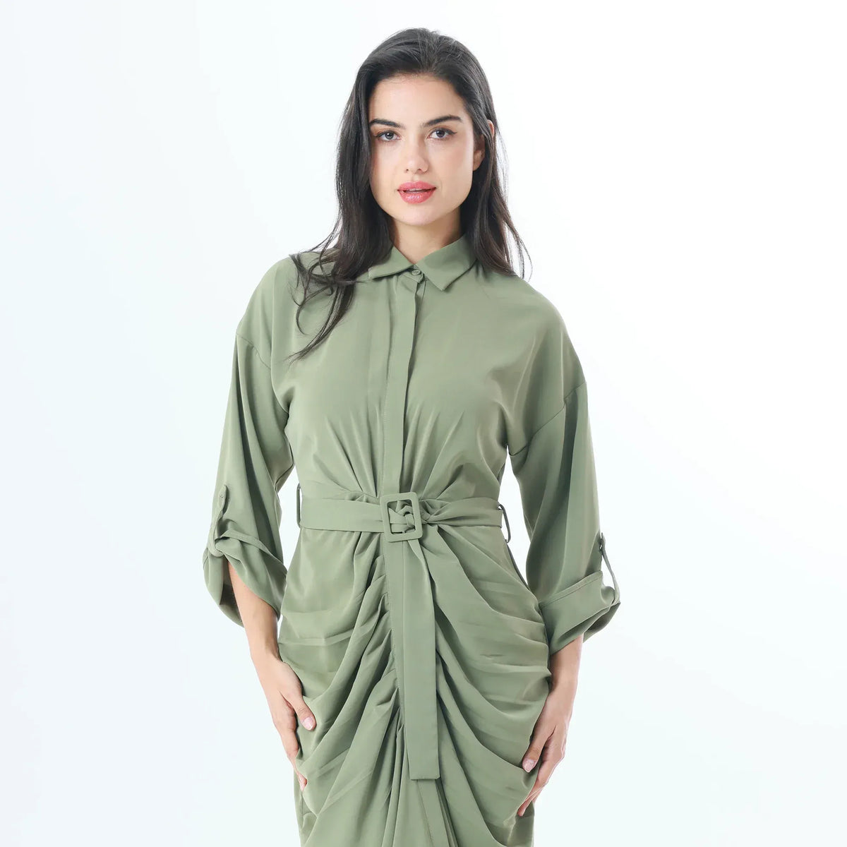 Plain Fashion Dress For Women Image