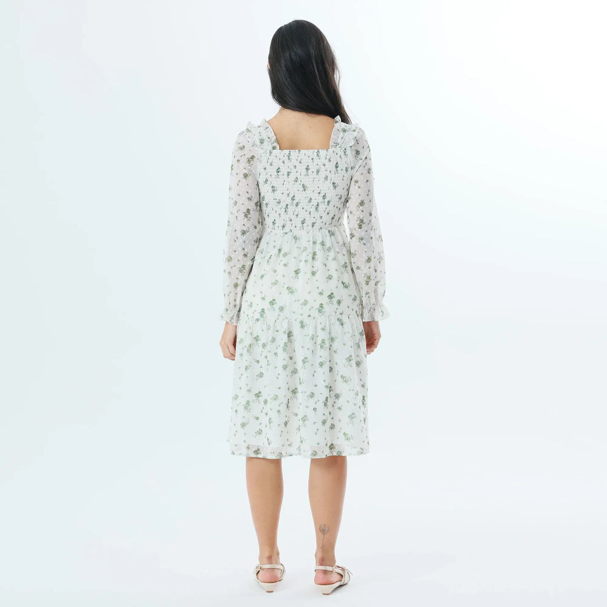 Floral Fashion Dress For Women Image