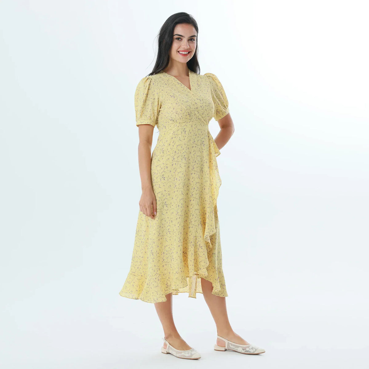 Floral Fashion Dress For Women Image