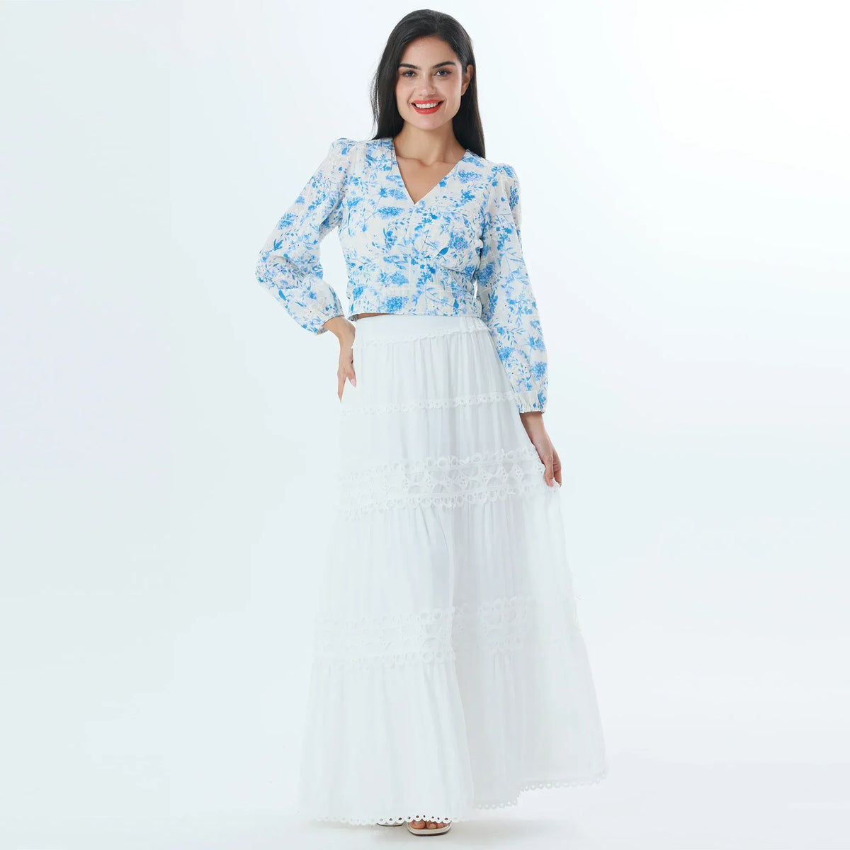 Floral Fashion Blouse For Women Image