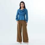 Plain Fashion Blouse For Women Image