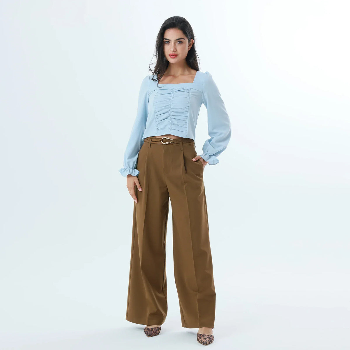 Quilting Fashion Blouse For Women Image