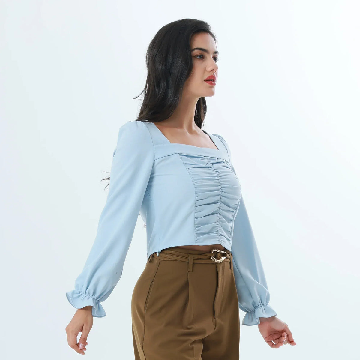 Quilting Fashion Blouse For Women Image