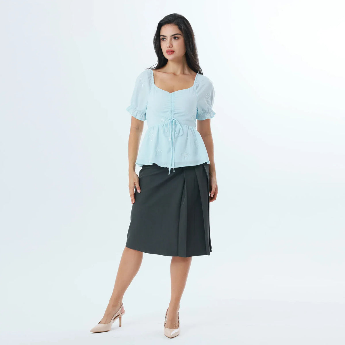 Embroidery Fashion Blouse For Women Image