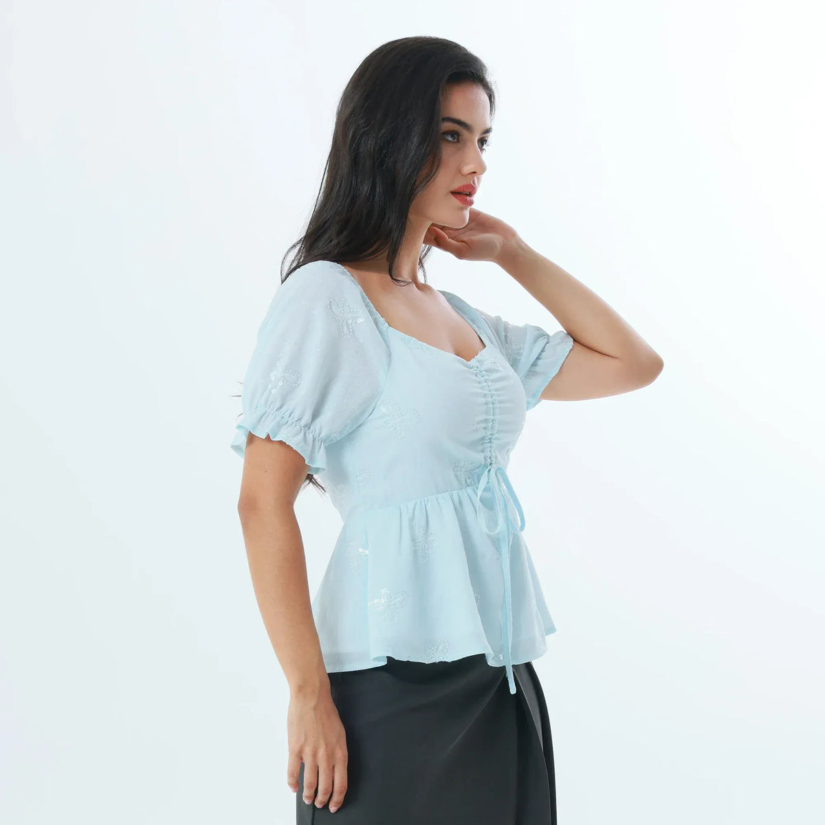 Embroidery Fashion Blouse For Women Image