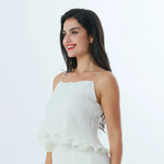 Plain Fashion Blouse For Women Image