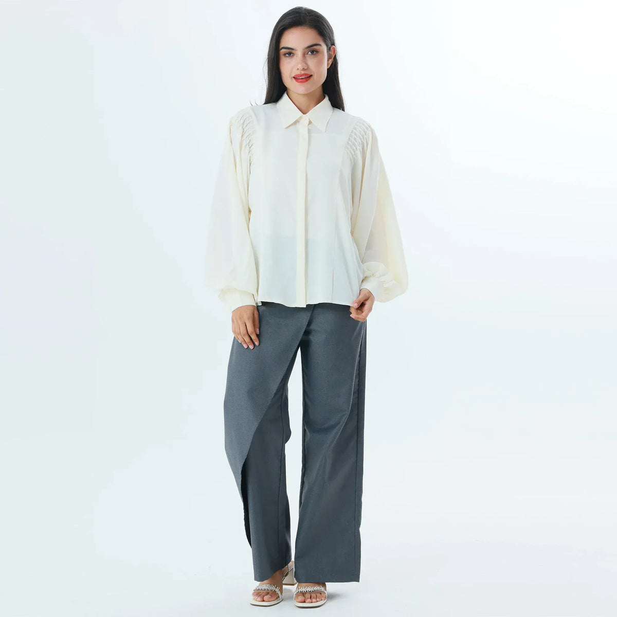 Plain Fashion Shirt For Women Image