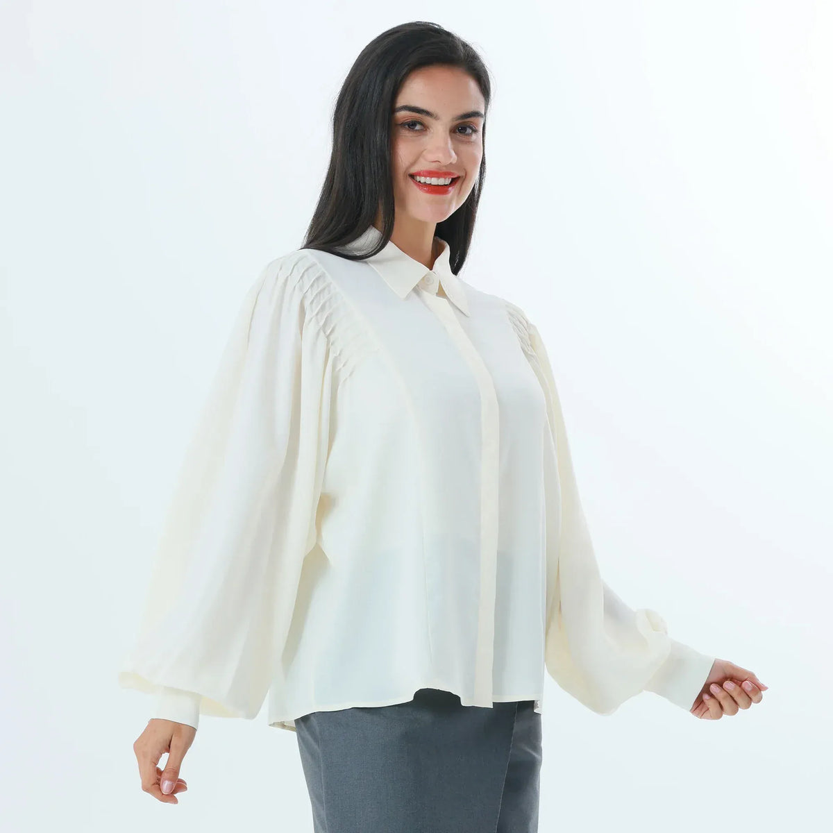 Plain Fashion Shirt For Women Image