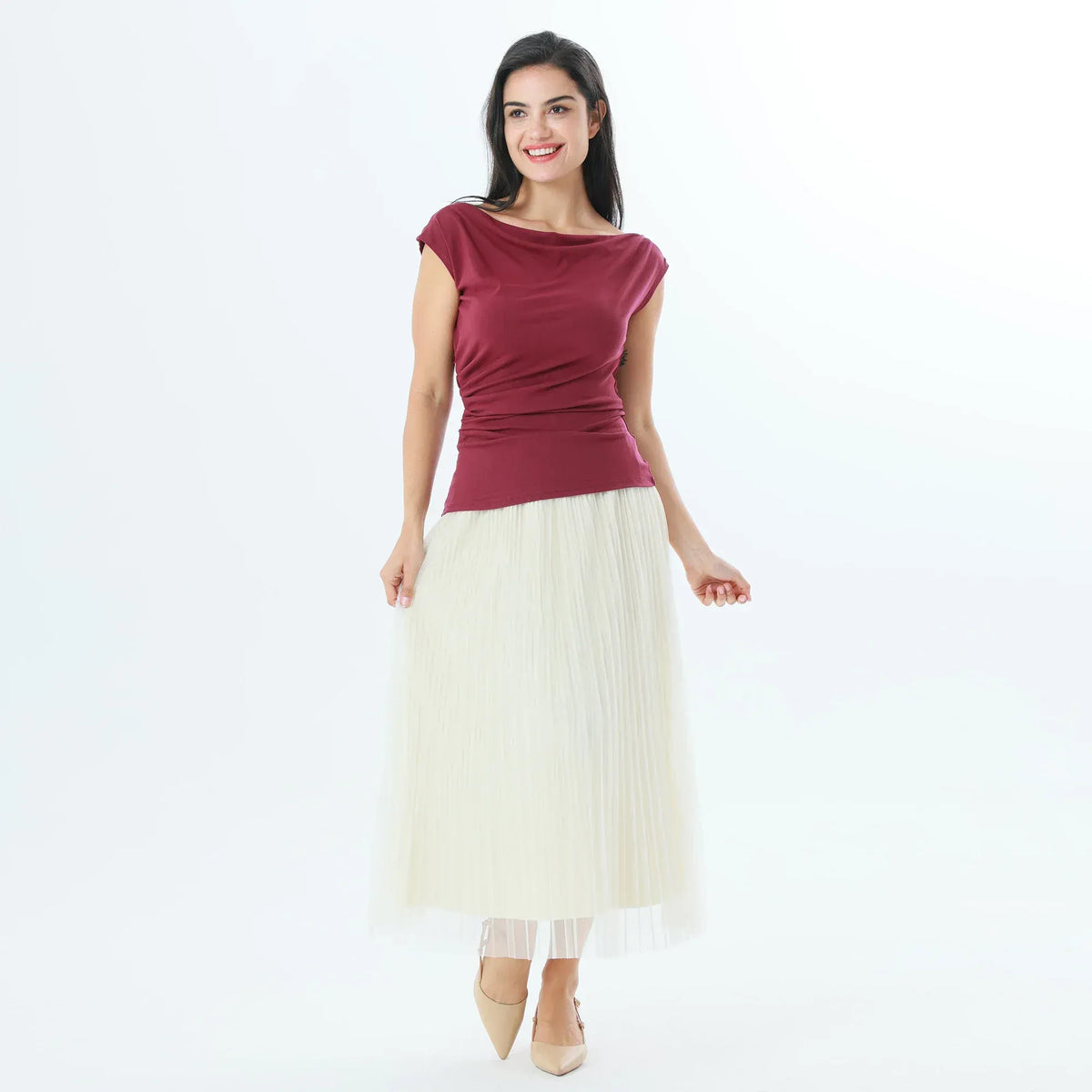 Plain Fashion T-Shirt For Women Image