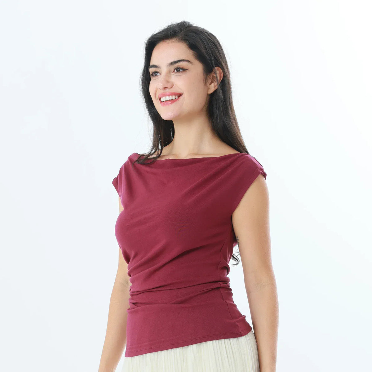 Plain Fashion T-Shirt For Women Image