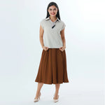 Plain Fashion Blouse For Women Image