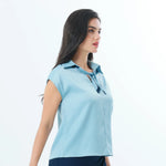 Plain Fashion Blouse For Women Image