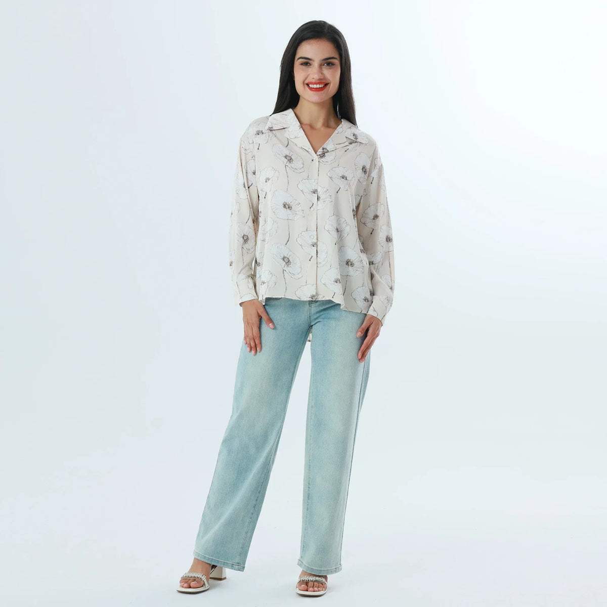 Floral Fashion Shirt For Women Image