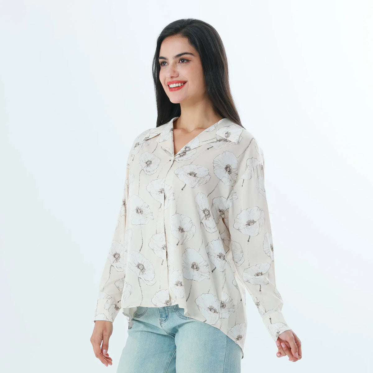 Floral Fashion Shirt For Women Image