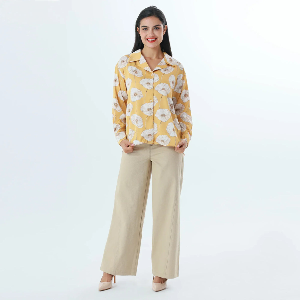 Floral Fashion Shirt For Women Image