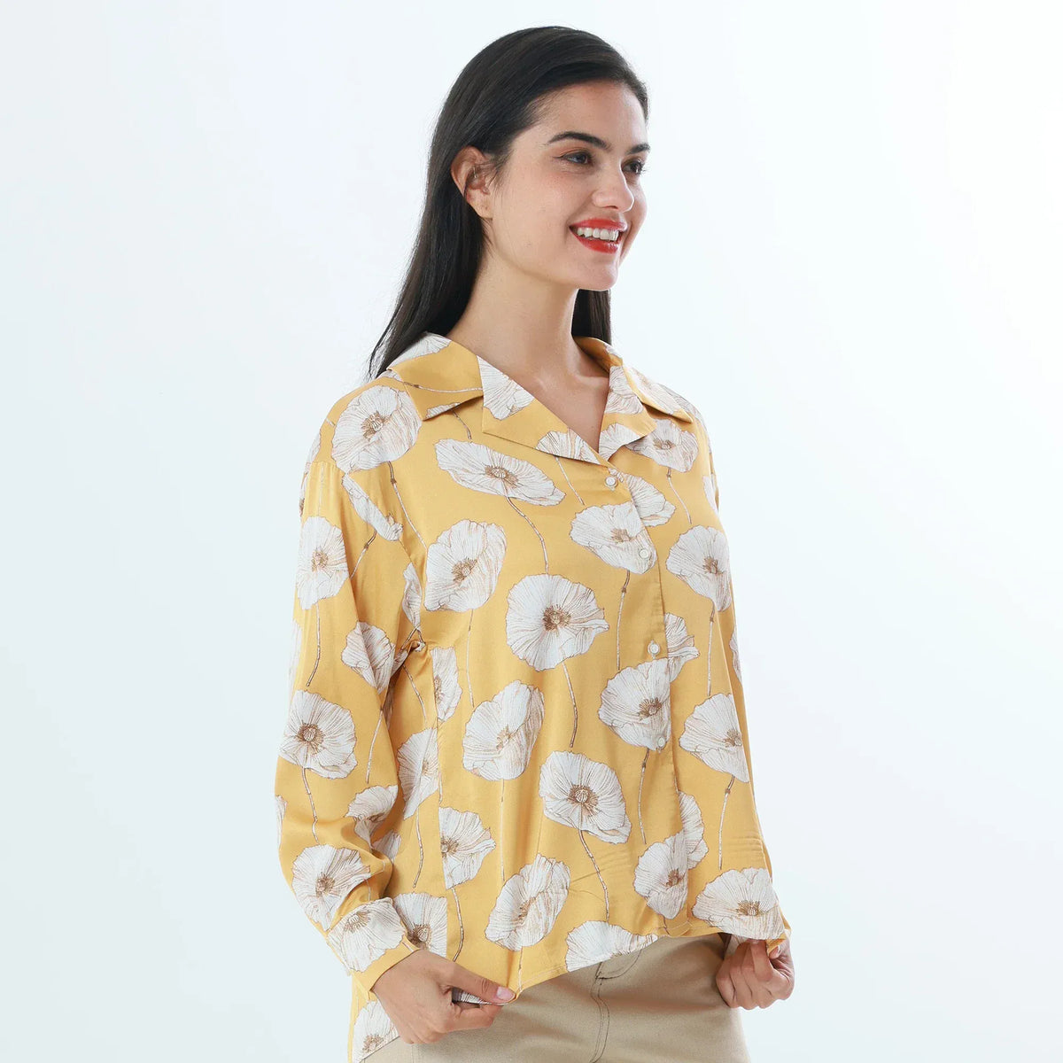 Floral Fashion Shirt For Women Image