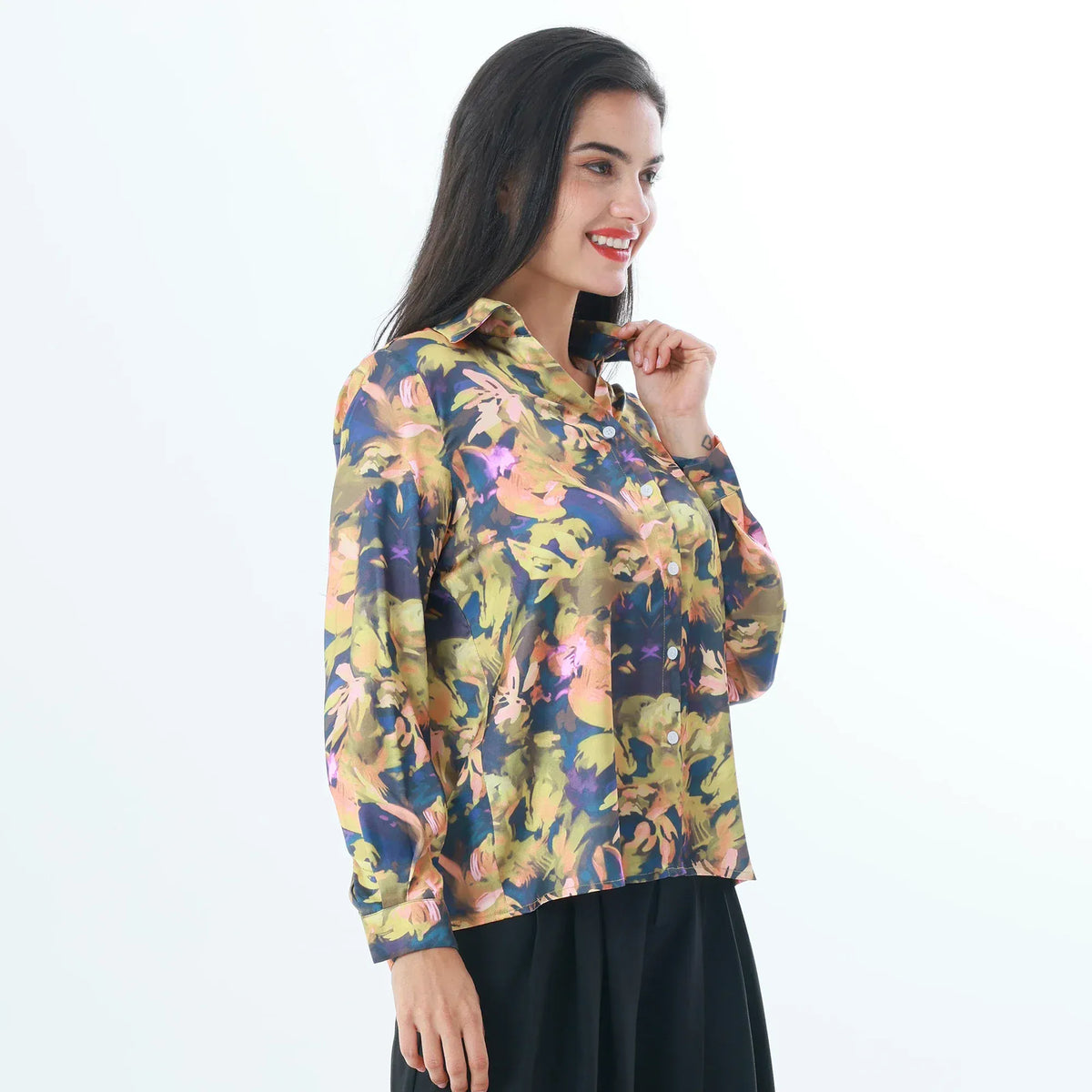 Floral Fashion Shirt For Women Image