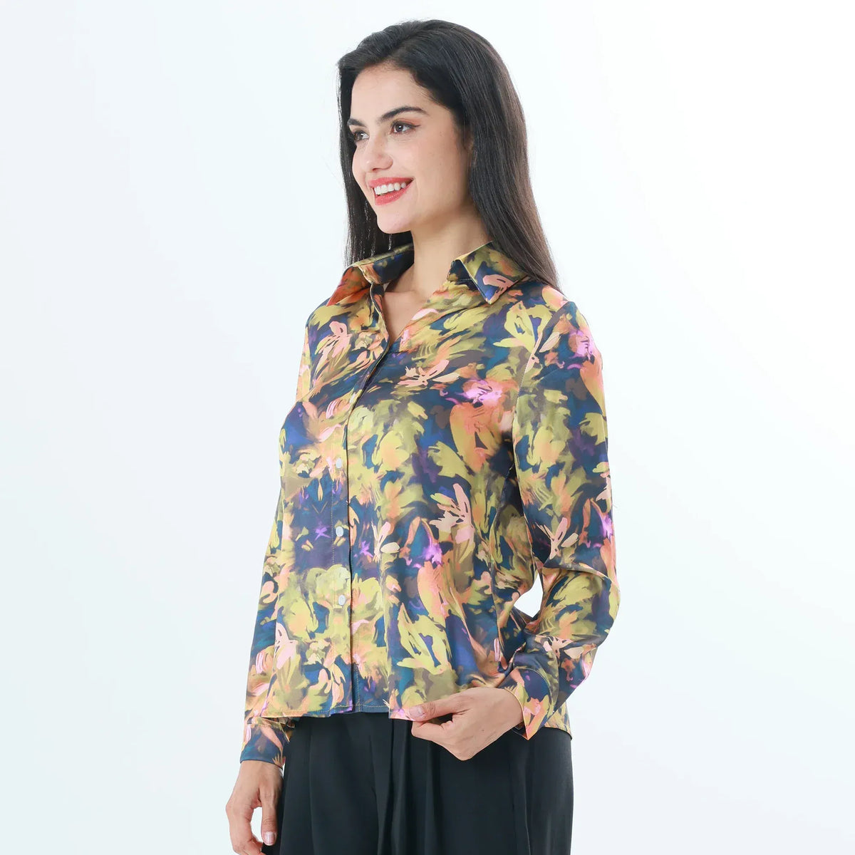 Floral Fashion Shirt For Women Image