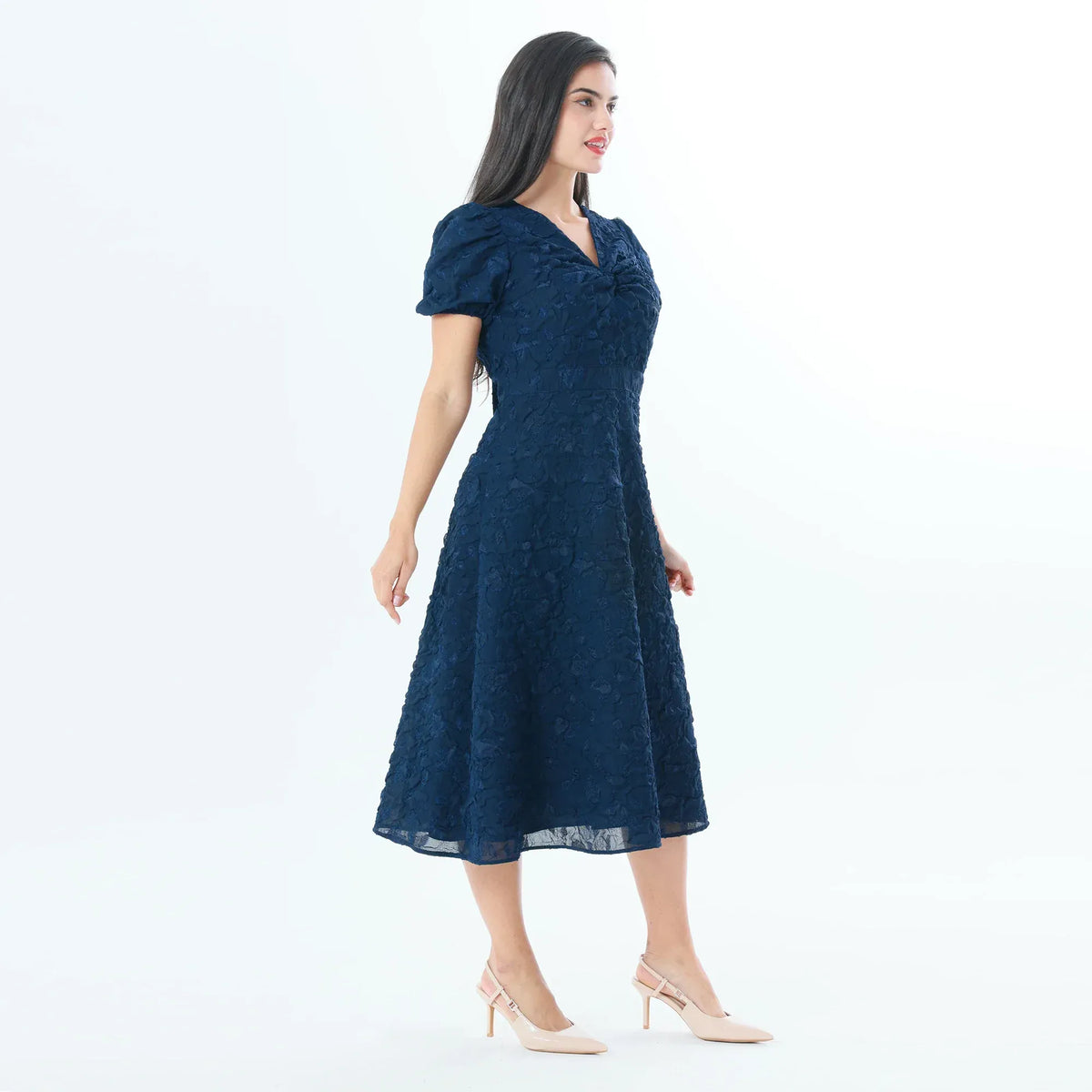 Jacquard Fashion Dress For Women Image